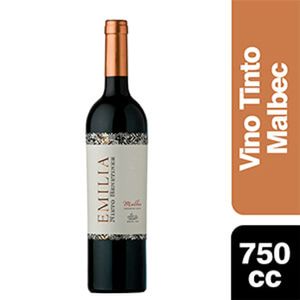 Vino Malbec Emilia 750 Cc